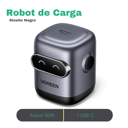 Cargador UGREEN 65W Carga Rápida 3 puertos