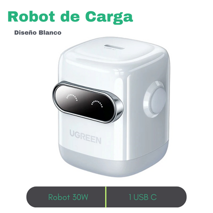 Cargador UGREEN 65W Carga Rápida 3 puertos