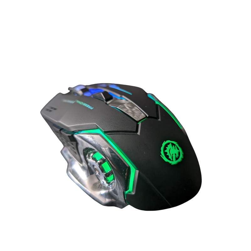 Mouse Gamer Inalámbrico Aieach Lazer Ergonómico y Silencioso