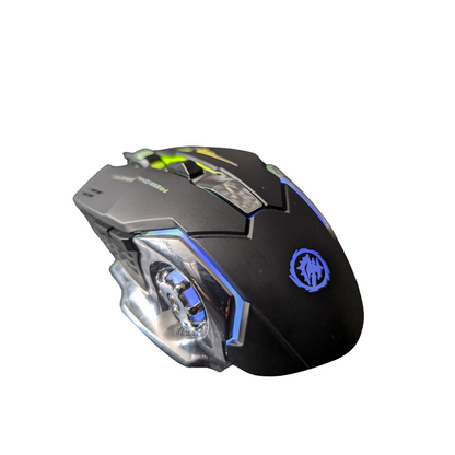 Mouse Gamer Inalámbrico Aieach Lazer Ergonómico y Silencioso